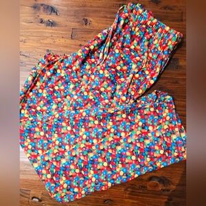 M&Ms pajama pants.